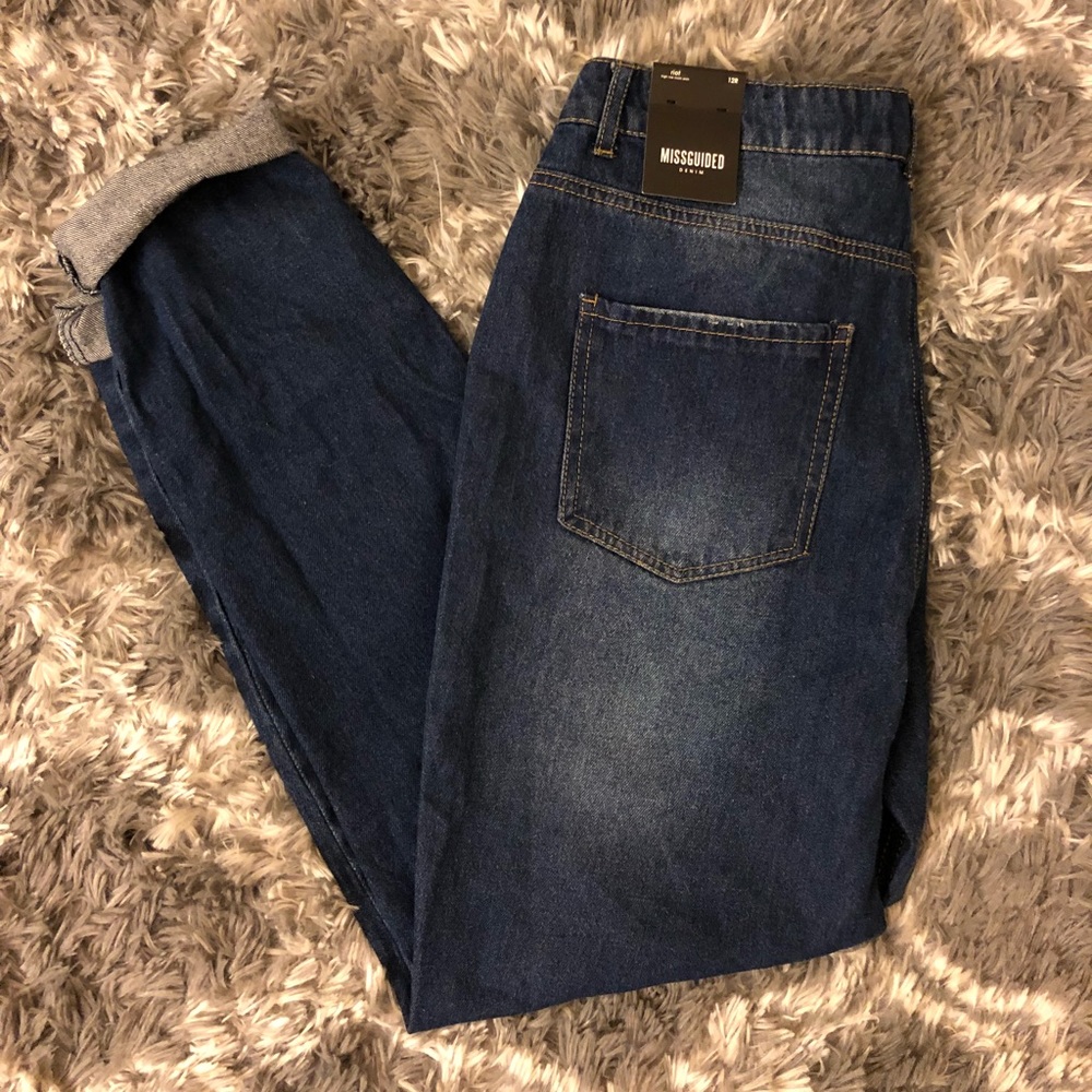 Misguided High Rise Mom Jeans